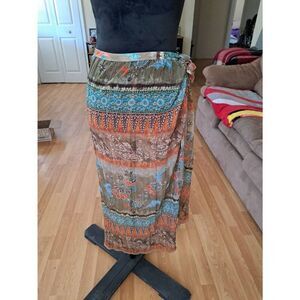 One Size Endless Sun Bathing Suit Swimwear Swimsuit Boho Cover Up Wrap Skirt